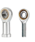 One Piece Fisheye Joint Female Piston Rod End Ball Head For Universal Pneumatic Cylinder U Fitting Mounting Knuckle Bearing With Internal Thread SI 8 TK mal 16, silver threaded rod end