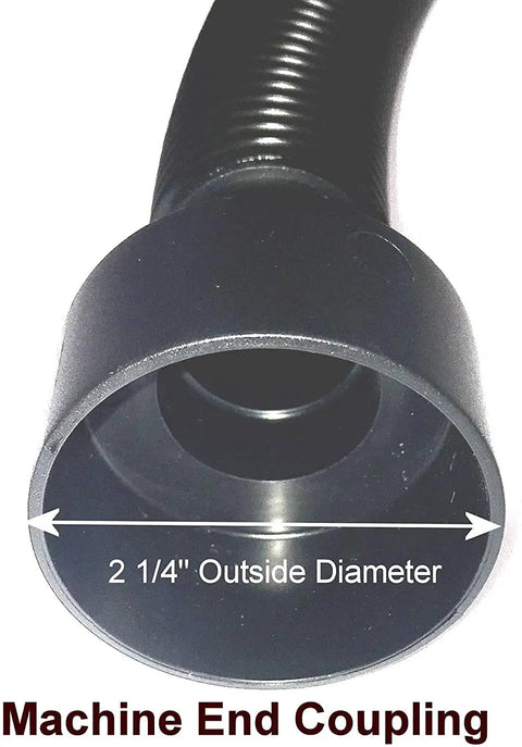 Pro Grade Replacement Vacuum Hose And Tool Set For Shop Vac And Ridgid Style Vacuums, 2 1/4 Inch Friction Fit Tank Opening, hose end