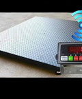 Heavy Duty 60 By 60 Inch Pallet Scale With 10000 Lbs Capacity And Smart Digital Indicator for precise weight measurements.
