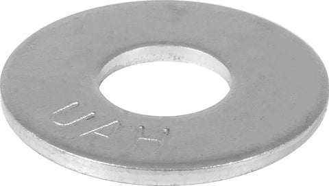 Flat washer from Flat And Lock Washer Set 270 Piece Zinc Plated Assortment In Reusable Plastic Organizer For Nuts And Bolts