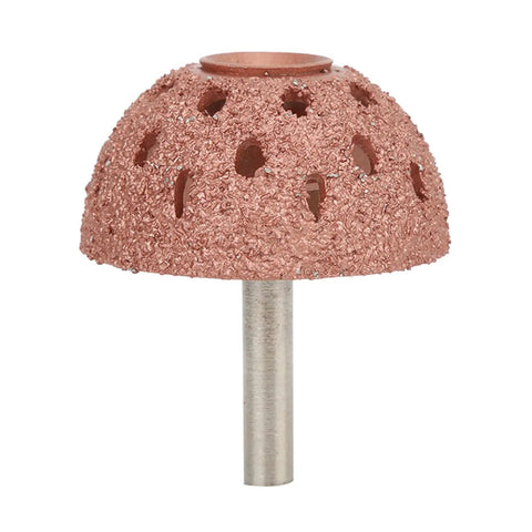 Built Tough Two Piece Tungsten Steel Bowl Grinding Heads For Tire Repair Angle Grinder Attachments, 42mm size, durable material.