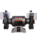 Eight Inch Bench Grinder With Wire Wheel And Knockout Reversible Bench Vise One Horsepower Shop Ready Combo view with clear shields.
