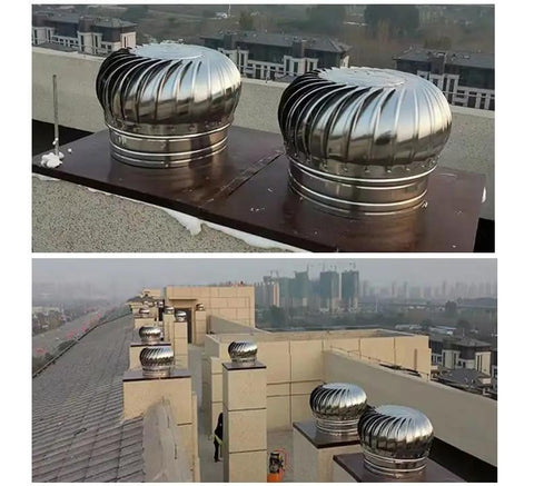 Super Slick Toilet Seat With Quiet Close Lid And Rock Solid Quick Mount Hinges on a rooftop showing stainless steel vents.