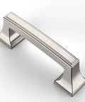 Oil Rubbed Bronze 3.75 Inch Cabinet Handles 30 Pack Premium Zinc Alloy Cabinet Pulls For Kitchen Cabinets Drawer Pulls Dresser Hardware Durable Finish And Timeless Style, close-up view