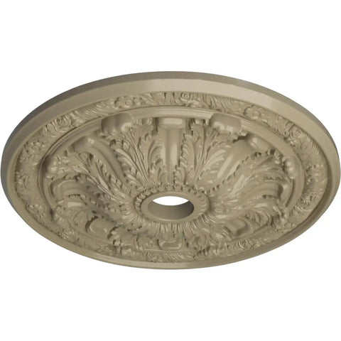 Flagstone Ceiling Medallion 30 Inch Diameter Fits Canopies Up To 3 7 8 Inches Lightweight Hand Painted Gobi Desert Finish, decorative design