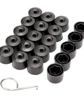 20 Pack 17mm Lug Nut Covers With Removal Tool For Wheel Bolts Durable Polypropylene Caps Weatherproof Easy Install Dismantle Replacement Kit Protect Your Rims From Sun Salt And Road Debris