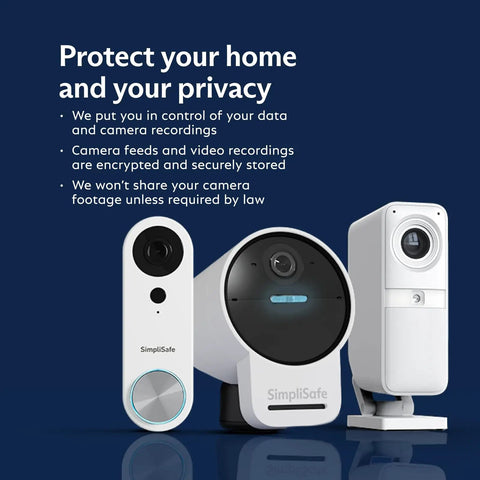 10 Piece Wireless Home Security System With Outdoor Camera And Optional 24 7 Monitoring No Contract Ready To Roll Works With Alexa And Google Assistant Today, featuring security cameras on display.