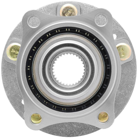 Front Wheel Hub Bearing Assembly Compatible With Hyundai Santa Fe Santa Fe Sport Santa Fe XL Veracruz And Kia Sedona Sorento Rondo Front Wheel Hub Replacement For A Smooth Ride And Reliable Performance, metallic, round