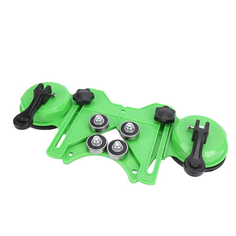 Jiawu 16 Piece Hole Saw Kit For Tiles Drilling Heavy Duty Metal Wood Plastic Glass Ceramic And Stone With Fast Bit Installation And Long Lasting Durability For Home Renovation Or Serious DIY Projects That Need Big Holes Made Quick And Clean green suction guide