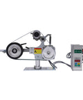 Heavy Duty 550W Desktop Belt Sander And 110V Bench Polisher Rugged Steel Frame Sanding Machine with stepless speed control.
