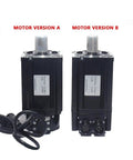 Two versions of Beefy 220V 750W AC Servo Motor With Closed Loop Control Two Point Three Nine Newton Meters At 3000RPM shown.