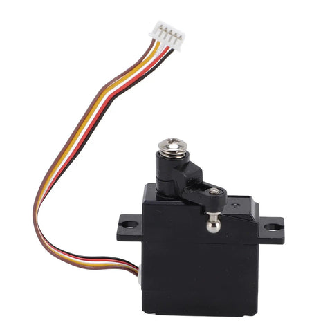 High Performance Five Wire RC Servo For One Eight Scale Remote Cars with plug and play assembly for precision steering.