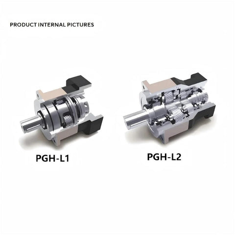 Internal view of Heavy Duty Pgh90 Planetary Reducer Gearbox showing PGH-L1 and PGH-L2 components for torque applications.