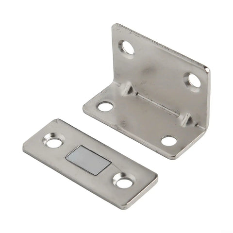 Ultra Slim Stainless Steel Magnetic Door Catch With Ultra Strong Hold For Cabinets Cupboards Drawers Wardrobes And Closets In Kitchen Or Bathroom Minimal Clearance Design And Easy Install