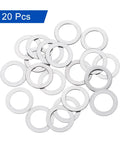 Twenty Piece M10 Flat Washers Built Different With Solid 304 Stainless Steel Measuring Ten By Sixteen Millimeters As Reliable Spacers For Auto Bolts And Shop Rigs.