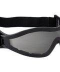 Anti-Fog Goggles With Smoke Lens for Bright Sun, Z87.1 Safety Rated Eye Protection, Shatterproof Polycarbonate Lens, side view
