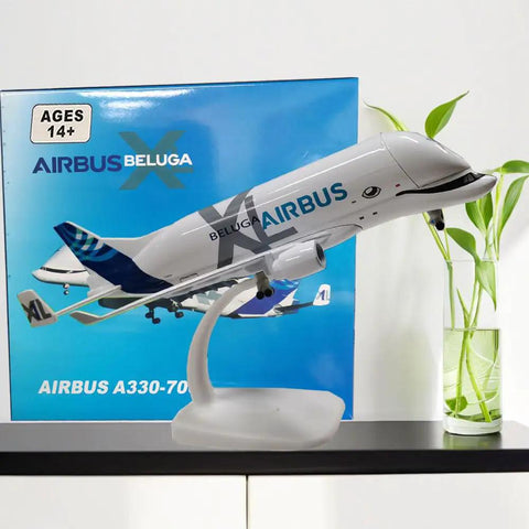 Beluga A300 600ST Whale Shaped Airliner Model Resin Aircraft Display