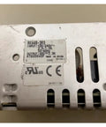Beefy 48V 3.3A Industrial Power Supply With Porous Metal Shell And Quiet Active Cooling, Wide Input Range, Stable Output, Low Temperature Operation, Safe Design For Heavy Equipment And Machines, rear label view