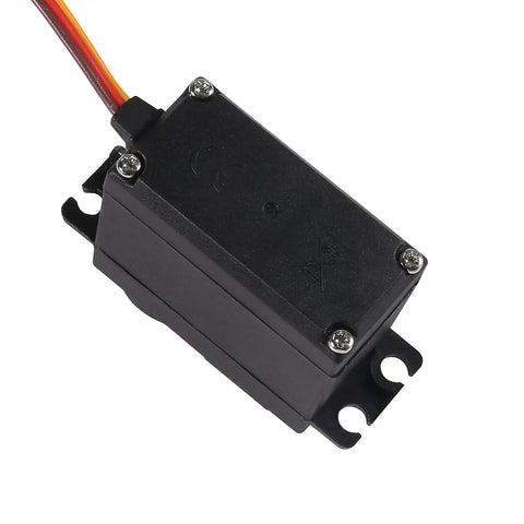 Close-up view of 2 Pack MG996R Metal Gear Servo Motors, 180 Degree Swing, Digital High Speed Torque For RC Cars Boats, 300mm lead