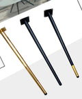 Heavy Duty Steel Table Legs Set Of Four Cone Shape Design Iron Furniture Feet Built Like A Tank For DIY Projects And Home Makeovers That Gonna Hold Heavy Loads Without Flexing Or Rusting Out, showcasing three distinct styles.