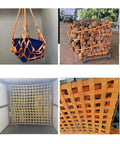 Heavy Duty Cargo Lifting Net Built Tough As Nails For Ship Dock Hoisting And Garden Climbing With Maximum 500kg Hold And 3x3 Meter Span securing various loads in different settings.