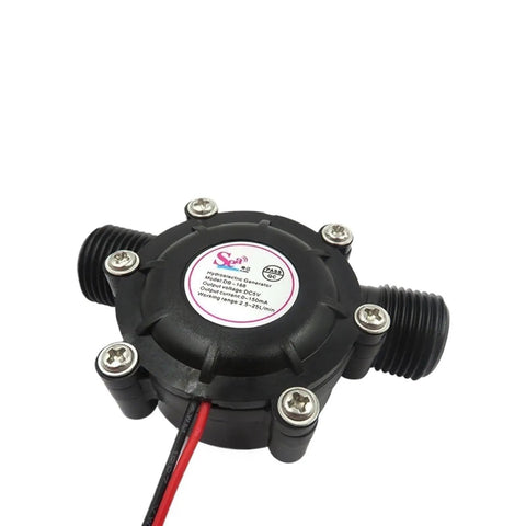 High Power Water Flow Generator for DC 12V to 5V Induction Pump, Four Point Output, Nylon Body, top view of durable pump.