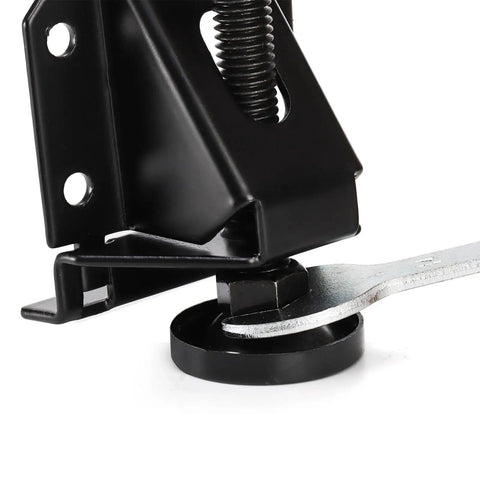 Mezchi 8 Pack Heavy Duty Adjustable Furniture Leveling Feet With Screws Lock Nuts And Wrench For Tables Cabinets Shelves And Workbenches Easy Install 0 To 2.4 Inches Height Range Ideal For Uneven Floors