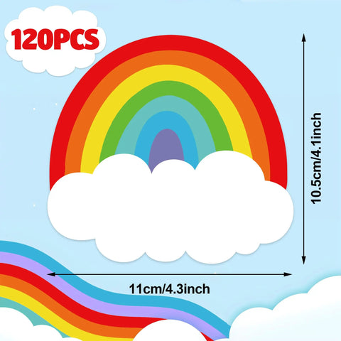 120 Rainbow Name Plates For Classroom Desks Colorful Rainbow Students Name Tags Self Adhesive Locker Labels And Bulletin Board Decor