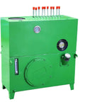 Heavy Duty Electronic Power Pack Featuring Smooth Hydraulic Oil Pump For Rock Solid Power Transmission And Zero Grind Diy Electrical Upgrades With Verified Inspection Reports, green unit with pressure gauge.