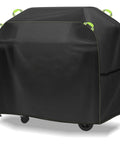 Heavy Duty Coleman RoadTrip 285 Grill Cover 2020 2026 Weatherproof Outdoor BBQ Shield covering a grill with bright handle loops