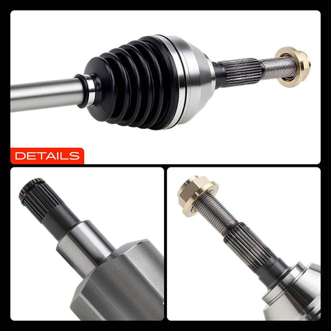 Front CV Axle Shaft Assembly Fits Chevrolet Trailblazer 2002-2009 4WD Models including Trailblazer EXT GMC Envoy XL