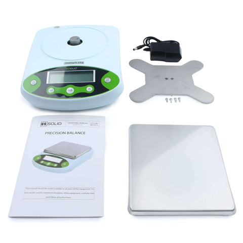 Digital Precision Lab Scale 15 Kg By 0.1 g Readability With 150 By 180 mm Stainless Steel Pan, Counting And Tare Functions, 11 Units