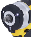 Close-up of Xtreme 12V Max Brushless Three Eighths Inch Cordless Impact Wrench Tool Only With 250 Ft Lbs Tightening and 400 Ft Lbs Breakaway Torque