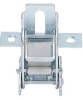 Heavy Duty Table Saw Flip Hinge With Rock Solid Electroplated Coating and Shop Grade Iron Core, front view showcasing design.