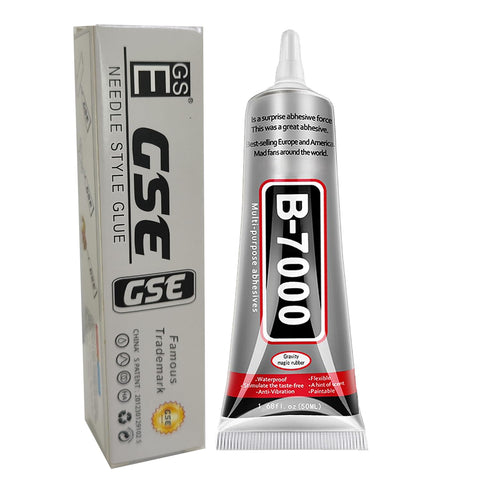 Tube of Clear Jewelry Glue For Rhinestones And Craft Projects, Ideal For Fabric, Nails, Wood, Glass, Charms, And Phone Repair, Multipurpose Adhesive, Waterproof And Flexible, 50ml Bottle For DIY Jewelry Making with packaging box.