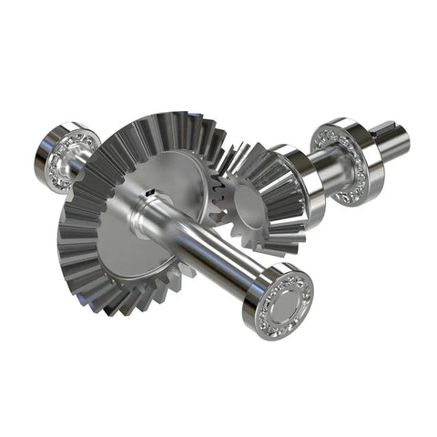 Bevel Gear Duo Pack 0.8 Module 1to1 Reduction 15 Teeth With 5mm Bore 45 Steel For Precise 45 Degree Steering And Mechanical Rotation