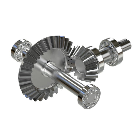 Two Pack Bevel Gear Set 0.8 Module 1 To 1 Reduction 15 Teeth 5mm Bore Brass Bevel Pinion Gear 45 Degree Steering Gear