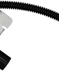Top Drawer Rear Center Abs Wheel Speed Sensor Exact Oem Fit for trucks, heavy duty with corrosion resistant contacts, side view.
