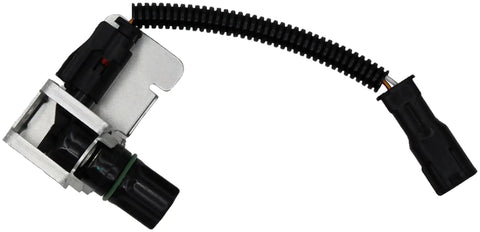 Top Drawer Rear Center Abs Wheel Speed Sensor Exact Oem Fit for trucks, heavy duty with corrosion resistant contacts, side view.