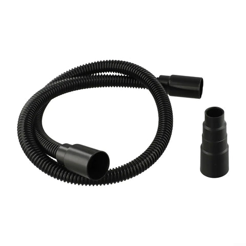 Professional 1M Flexible Dust Collection Hose And Adapter Kit For Karcher Vacuum with black flexible hose and adapter.
