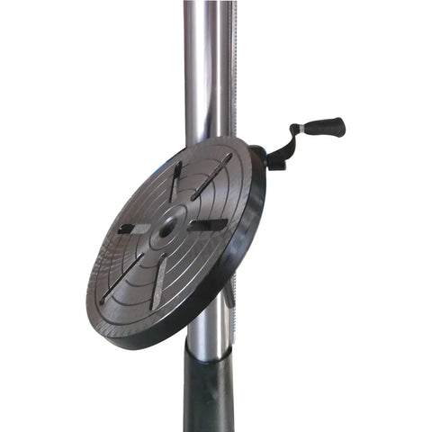 Workhorse Floor Drill Press With Sixteen Speeds, Thirteen Inch Swing, adjustable 45-degree tilt table and depth lock
