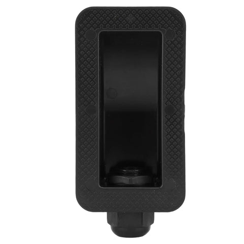 Front view of Easy Install ABS M20x1.5 Cable Entry Gland for 6mm2 to 12mm2 wires, black, with weatherproof seal visible.