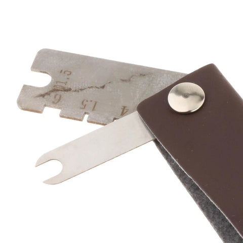 Foil Fencing Repair Kit Portable Gaps Tool For Equipment Maintenance And Adjustment with adjustable blade close-up.