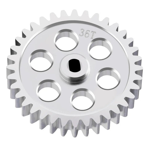 Losi 1 24 Micro B Micro T 2WD RC Car Aluminum 36T Transmission Spur Gear Upgrade Main Gear For Durable Smooth Power Transfer And Easy Installation For Wear Resistant Performance