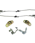 Heavy Duty Tailgate Latch Bracket Assembly For Chevy Colorado And Gmc Canyon 2004 To 2012 Sle Wt Slr Lt Trims components laid out.