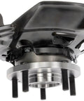 Front Left Wheel Bearing And Hub Assembly For 2011 Hyundai Sonata 2.4L showing rear view with pre-installed bearings.