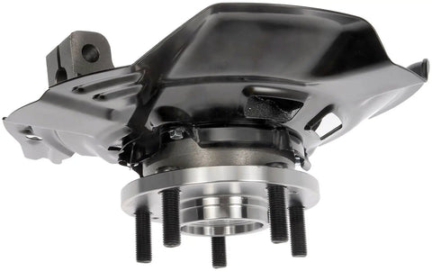 Front Left Wheel Bearing And Hub Assembly For 2011 Hyundai Sonata 2.4L showing rear view with pre-installed bearings.