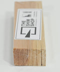Hella Durable Kiln Dried Cedar Shims Bulk Case 420 Count Rot Resistant 8 Inch Fine Tip Wedges stacked in packets.
