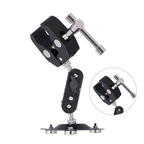 Pro Grade Soldering Stand Clamp With Magnetic Helping Hands 360 Degree Rotation Rubber Pad Jaws for Electronics Jewelry Repairs