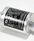 DC29-00013B EMI Filter OEM Replacement Part for household appliances, silver cylinder with black label, side view